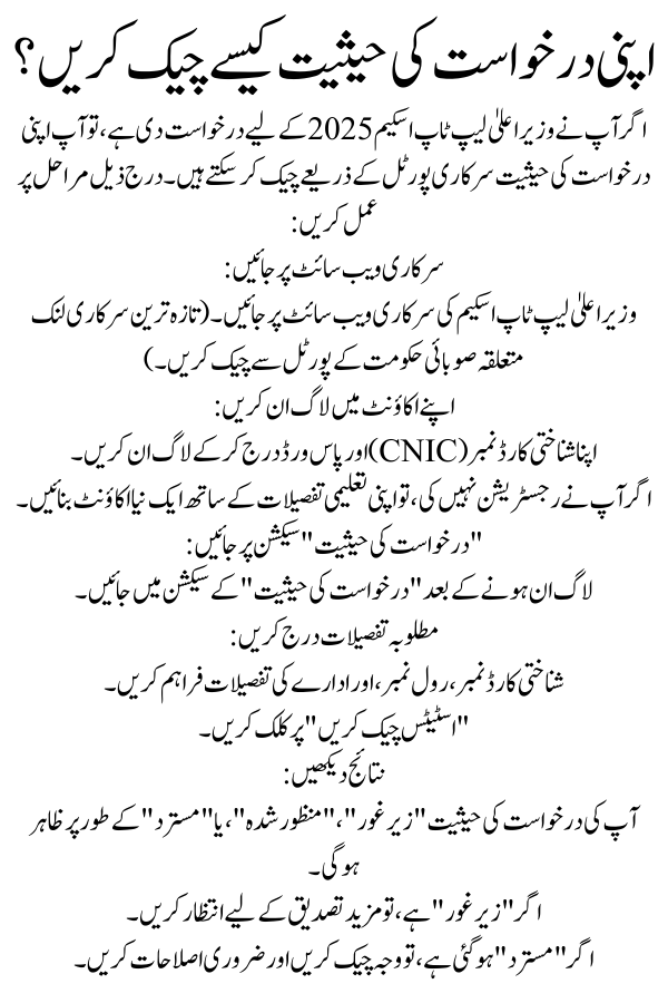 CM Laptop Scheme 